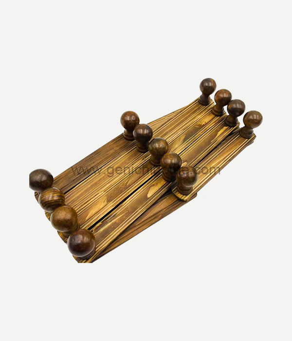 Muur gemonteerde hangers dennencarbeldisatie